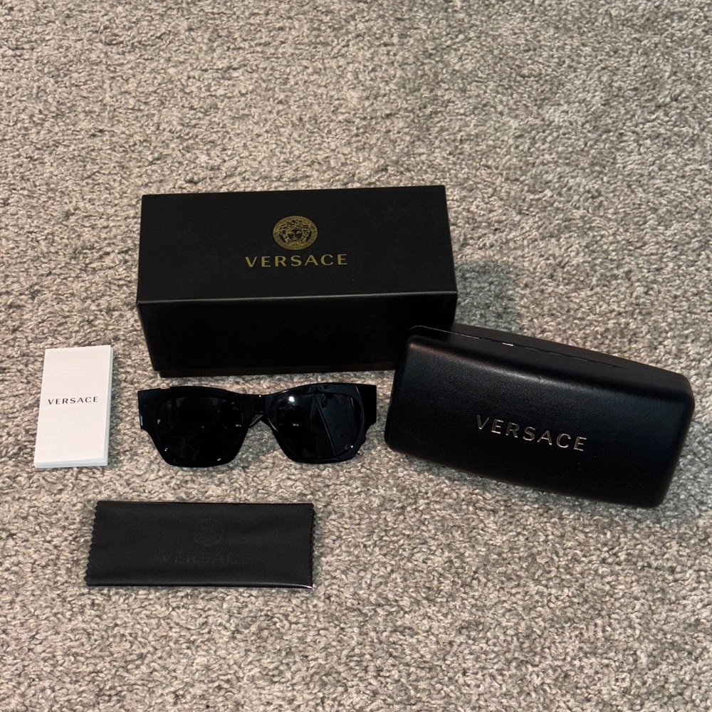 Authentic Brand New Versace Black Sunglasses VE4479U